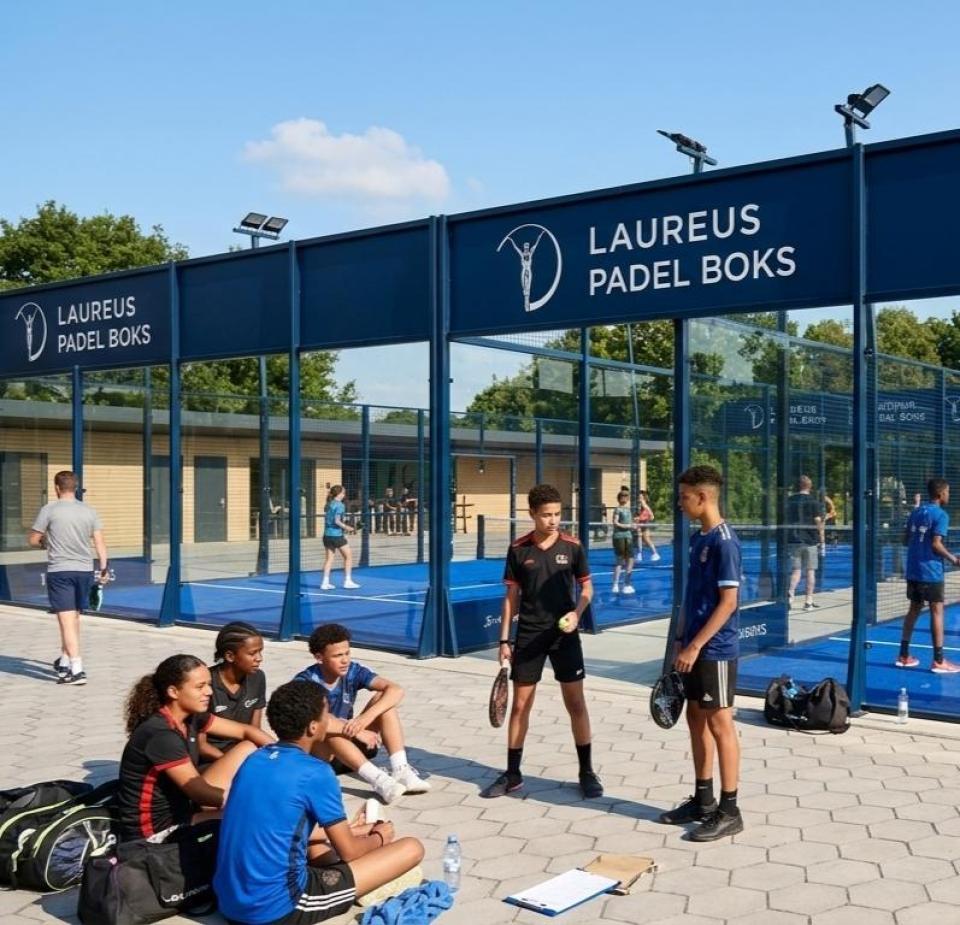 Het eigen padelconcept van Laureus